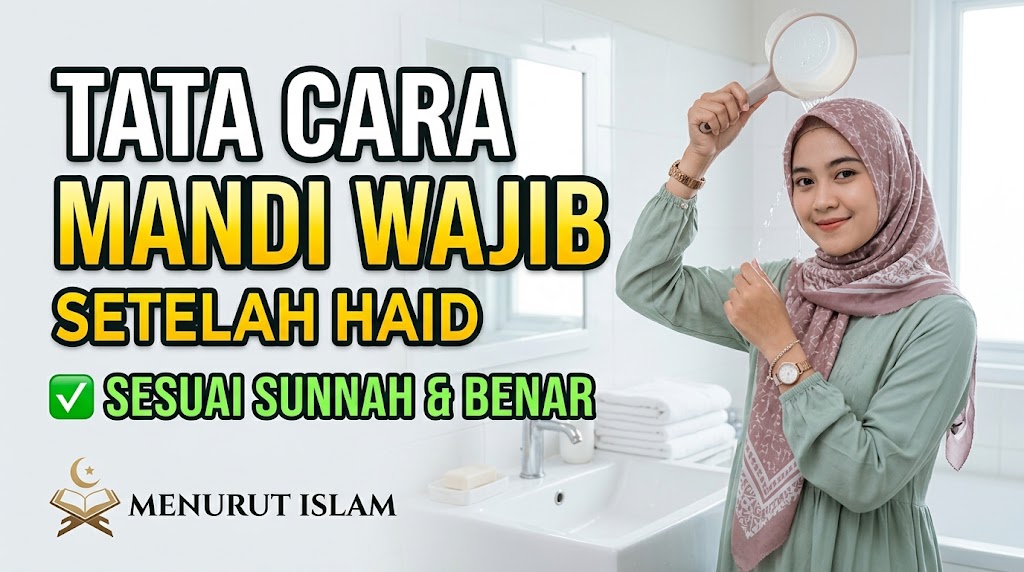 Tata Cara Mandi Wajib Setelah Haid yang Benar Menurut Islam