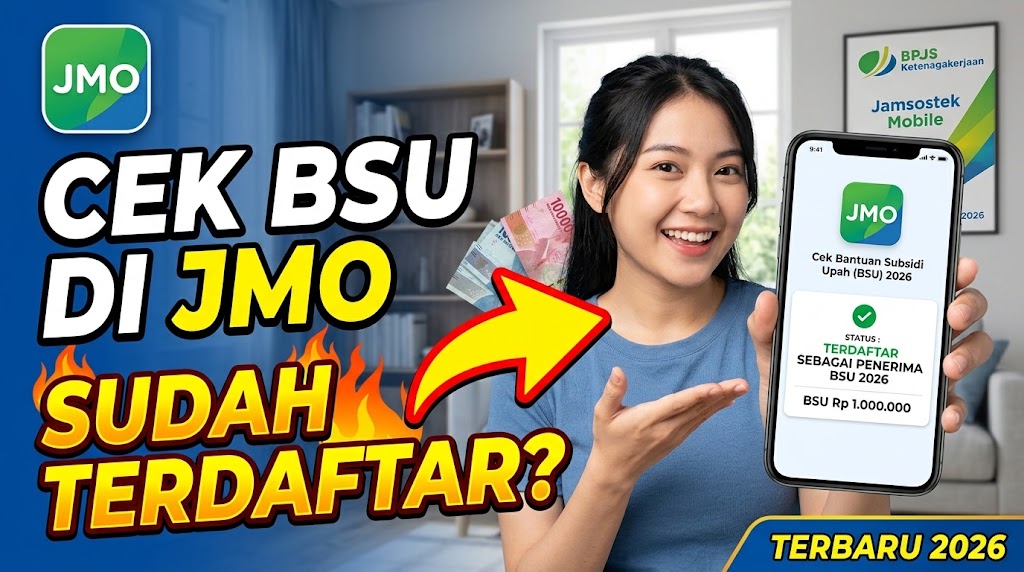 Cara Cek BSU di Aplikasi JMO yang Sudah Terdaftar Terbaru 2026