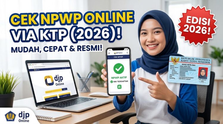 Cara Cek NPWP Online yang Sudah Terdaftar di KTP 2026