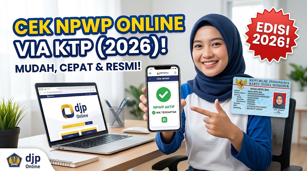 Cara Cek NPWP Online yang Sudah Terdaftar di KTP 2026