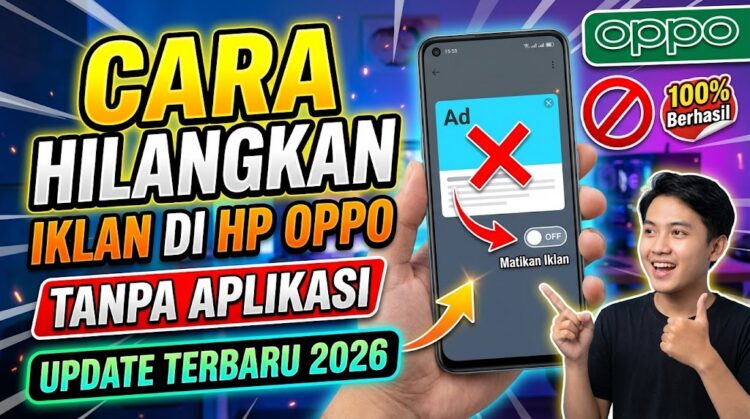 Cara Menghilangkan Iklan di HP Oppo Tanpa Aplikasi (Update Terbaru 2026)